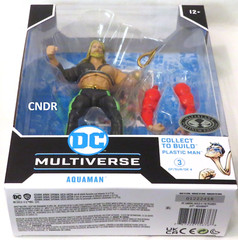 Mcfarlane DC Multiverse JLA Aquaman PLATINUM EDITION CHASE Plastic Man BAF hook!
