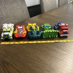 Playskool Heroes Transformers Rescue Bots Academy Lot of 5 Figures Hasbro Toys