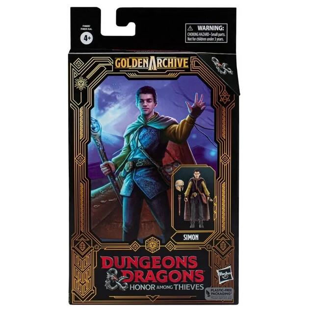 Dungeons & Dragons Honor Among Thieves Golden Archive Simon 6 Inch Action Figure