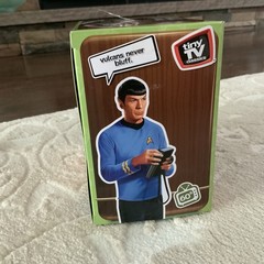 Tiny TV Classics Star Trek Collectible TV with Real Working Remote- NEW Sealed