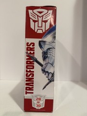 Transformers AOE Silver Knight Optimus Prime Platinum Edition NEW – Damaged Box
