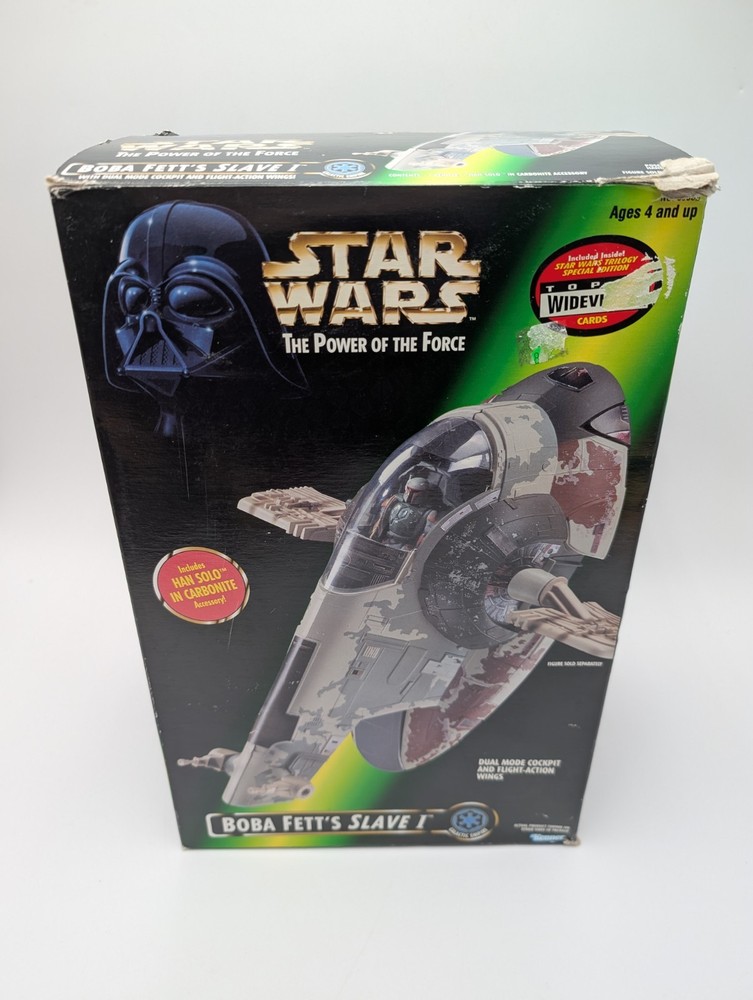 Kenner Hasbro 1996 Star Wars The Power of the Force Boba Fett Slave I Complete