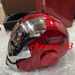 US Stock!! Autoking Iron Man Helmet MK5 1/1 Voice-controlled Mask Transform Gift