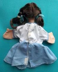 1987 WIZARD of OZ 10″ Hamilton doll — JUDY GARLAND AS DOROTHY — HAND PUPPET tt