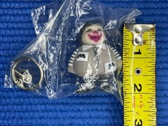 Ron English Mc Supersized Keychain Monochrome