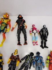 Used Lot of 16 Fortnite Action Figures Hasbro Mixed Lot