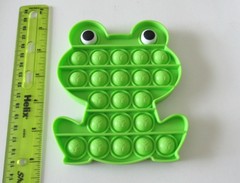 FROG (M GRN) Popoit Figet Stress Reliever Game Adults and Kids of ALL Ages USA