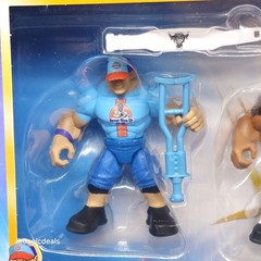NIB 2024 WrestleMania Knuckle Crunchers John Cena The Rock Cody Rhodes – NEW