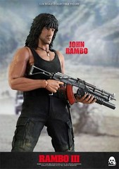 1/6 Scale Action Figure Display Stand Rambo III First Blood Customize