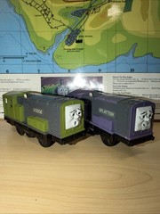 SPLATTER DODGE ! Thomas Friends Train TRACKMASTER TOMY BRITT ALLCROFT 1996 1997