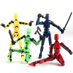 New Titan 13 Action Figures T13 Figure 3D Printed Multi-Jointed Movable Lucky 13