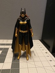 Custom Batgirl Cloth Cape For 1:12 Figure Dc Multiverse/ Mcfarlane Cape Only
