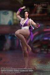Mojoy Shiranui Mai Fighting Style Female Seamless Body 1/6 Action Figure Purple