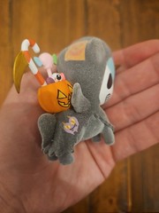 Reaper Tokidoki Unicorno After Dark Series 5 Opened, Grim Reaper Flocked