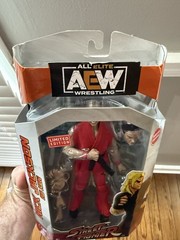 AEW All Elite Wrestling Street Fighter Nick Jackson Ken Action Figure GameStop