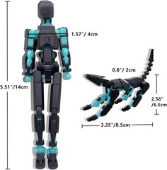 T13 Action Figures Set (Assembly Completed) Dummy 13 Titan 13 Robot Action Figur