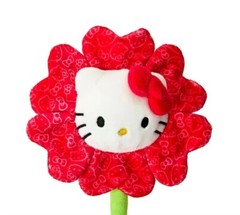Hello Kitty And Friends 14-inch Hello Kitty Red Plush Valentine’s Day Flower NEW