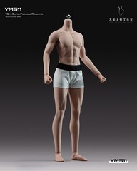 YM YM511M 1/6 Male Bodybuilding Action Figure Body 12in Muscle Soldier Model Toy