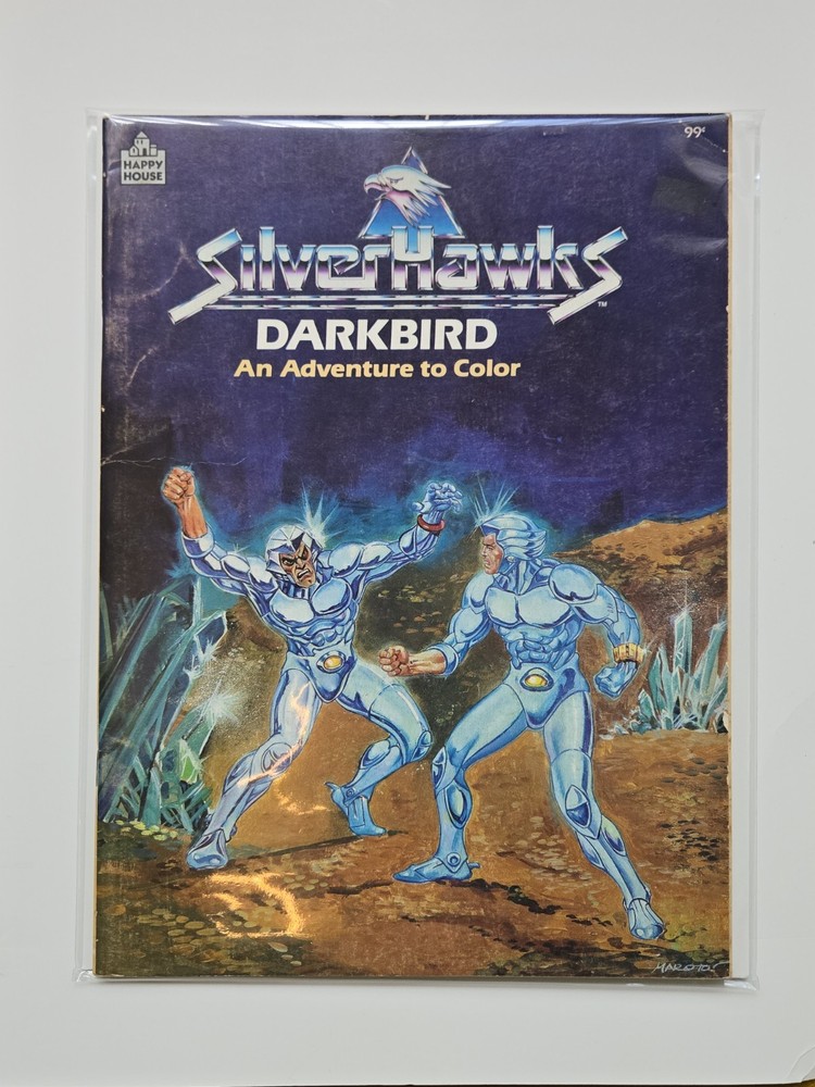 Vintage Silverhawks Darkbird – An Adventure to Color – Coloring Book 1987