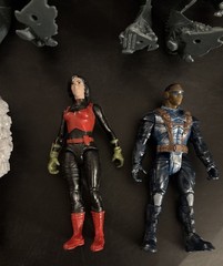 BIG Final Faction Action Figure & Accessories Lot Kharn Alien Hive, Weapons
