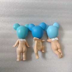 Sony Angel Hippers Looking Back Mouse Set of 3pc Figure F/S FEDEX