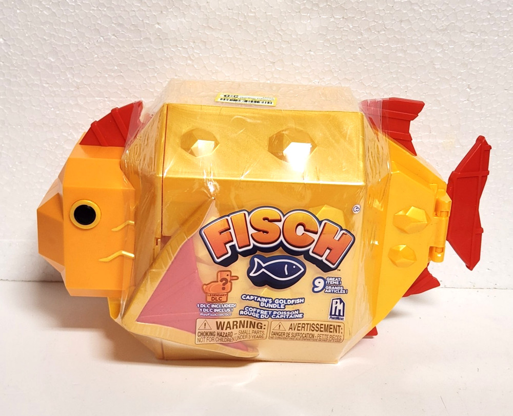 PhatMojo FISCH Head Captains Goldfish Bundle Action Figure Playset & 1 DLC