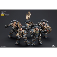 1PCS JOYTOY Warhammer 40K 1/18 Action Figure Space Wolves Grey Slayer Pack Mode