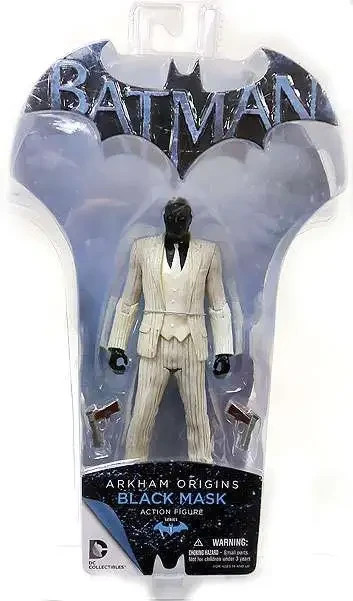 DC Collectibles Batman Arkham Origins Series 1 Black Mask Figure NEW Dmg Pkg