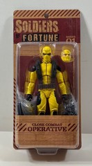 Soldiers of Fortune Close Combat Operative Yellow Black 1/12 Scale Action Figure