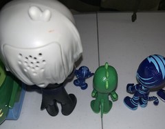 Rare PJ Masks Action Figure Lot w/ Vehicle !