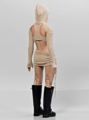 1/6 Hoodie sweater dress for 12″ female Rey figure phicen Hot Toys worldbox❶USA❶