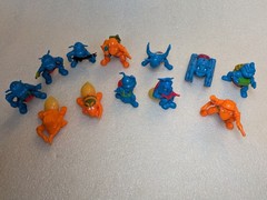 Vintage Army Ants Hasbro Action Figures Lot Of 12 Many Missing Weapons