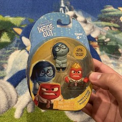 Inside Out Mini Figure Toy Lot Anger Disgust Joy Sadness TOMY 2015 1.5” Disney