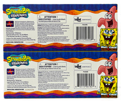 Set of 2 SpongeBob Mini Skeleton and Glow in the Dark Figures 4 Pack Brand New