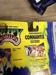 Creepy Crawlers Goop-Mandos Commantis Action Figure Toymax 1994 MOC