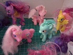 Hasbro My Little Pony Lot Made In China Various Sizes And Years (21 Ponies)