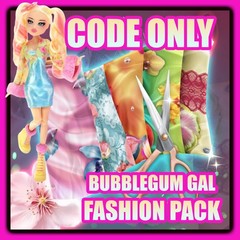 Dress To Impress *DLC CODE* 🩵 Bubblegum Gal FASHION PACK Patterns – Msg ASAP