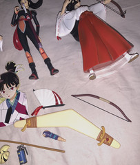 Lot of 7 Toynami Female Action Figures with Accessories