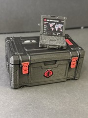 GI JOE COBRA CLASSIFIED 1:12 scale Computer Military Crate Laptop Scatter
