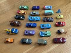 Disney Pixar Cars World Grand Prix Racers Lot Metal Mini Diecast Race Cars Set