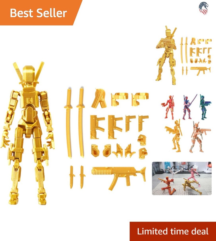 3D Printed Titan13 Action Figure Compatible with Dummy 13 Superhero Toy 5.5 Inch