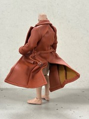 PB-LTC-FRY-BN: Brown Coat for ML Mezco Punisher Gambit Multiple Man (No Figure)