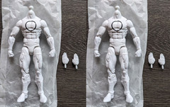 2x Marvel Legends ZERO BLANK BODY Custom Figure Fodder Part (X-Men 60th Anniv)