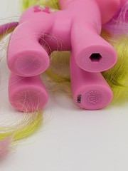 My Little Pony G4 LULU LUCK Brushable Hair Pink Green Horshoes Cutie Mark