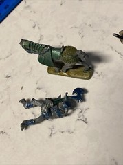 Vintage Metal Miniature Figurines Dungeons & Dragons Tabletop Lot of 5 w/ Dragon