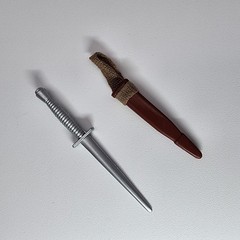 1/6 Scale Commando Dagger GI Joe The Ultimate Soldier Accessory Knife Army New