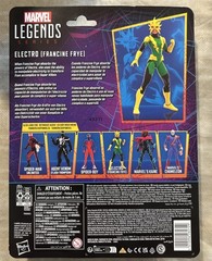 Spider-Man Marvel Legends Electro (Francine Frye) 6-Inch AF HASBRO