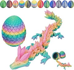 Crystal Dragon Egg Set 12pcs Fantasy Collectible Gift Party Favors