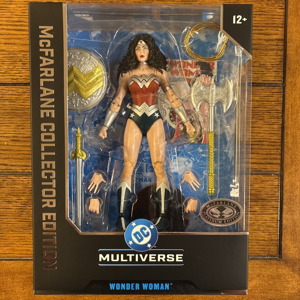 McFarlane Dc Multiverse Collector Edition 7” Wonder Woman #61 Platinum MISB NEW