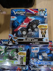 Playmates LEGENDARY VOLTRON ’84” 16″ set 2017 Black Red Blue Green Yellow Lion